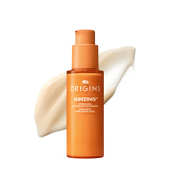 Origins GinZing front packaging showing label and product benefits, clear presentation