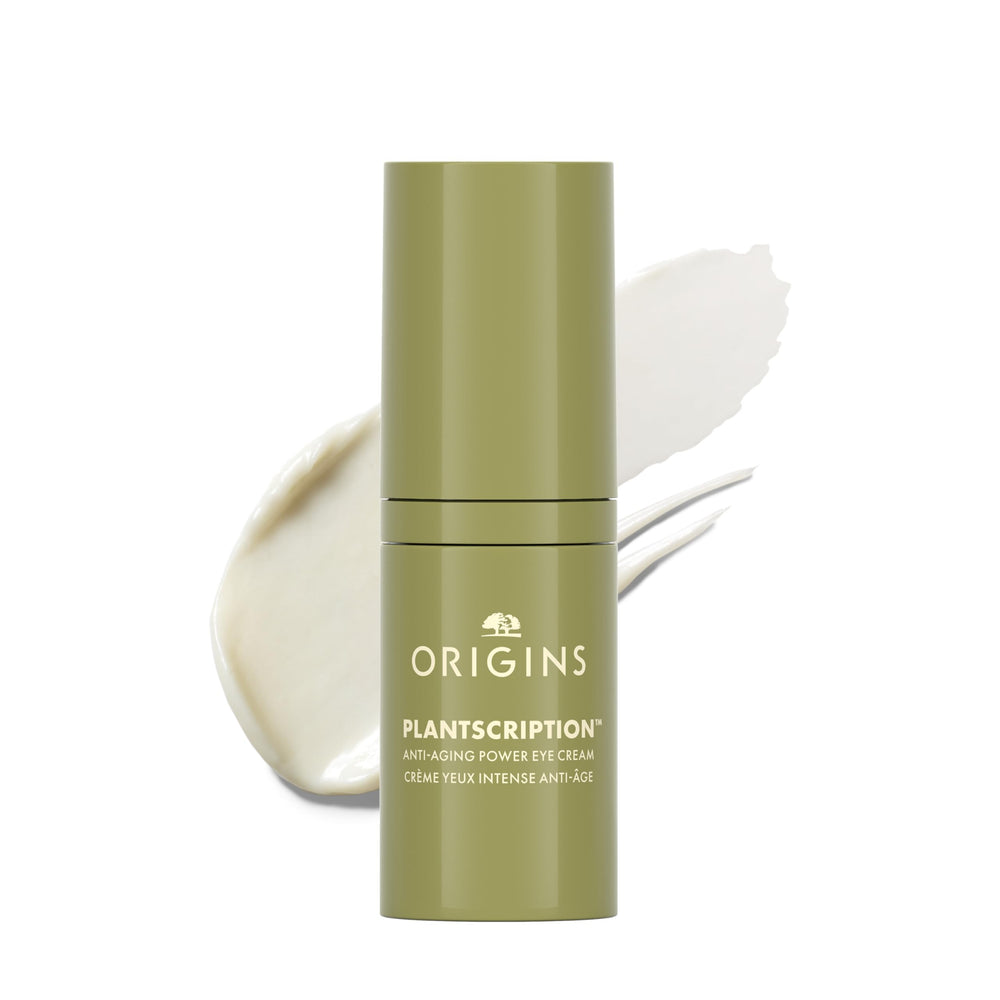Origins Plantscription front packaging showing product and branding for clarity