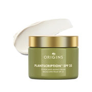 Origins Plantscription front jar showing clean packaging and SPF benefit