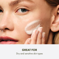 Origins rice bran and sunflower seed oils highlighting conditioning benefits
