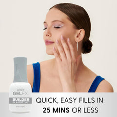 Orly gel texture droplet detail highlighting smooth self-leveling formula benefits