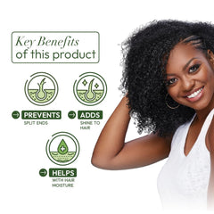 ORS shampoo being applied to wet hair to detangle and cleanse gently