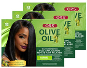 ORS front packaging showing three relaxer packs and brand for easy identification