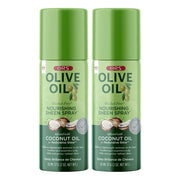 ORS front packaging showing travel-size sheen spray and benefits