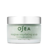 OSEA Seaglow front jar showing packaging and product benefit of clean glow