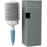 Osensia front view of round brush showing full barrel for faster drying and shine