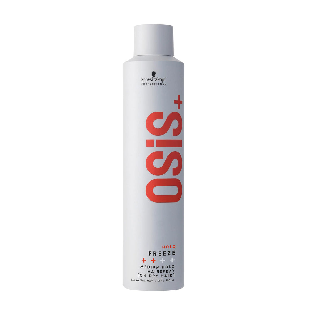 OSiS+ Freeze front packaging showing product and compact size for travel