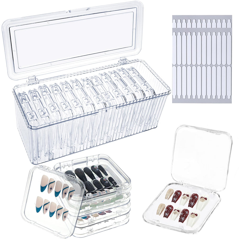 Oskrieel acrylic box front view showing clear protection and quick selection