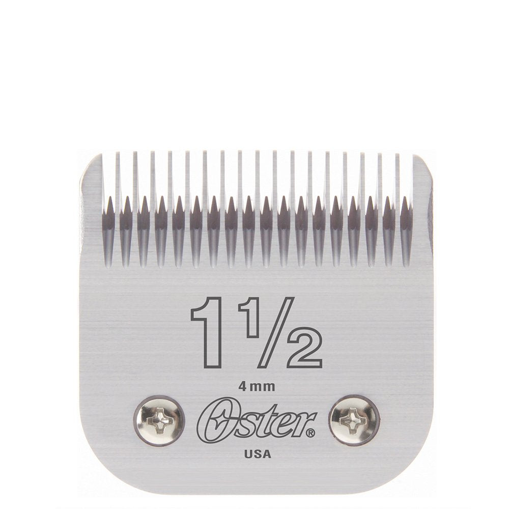 Oster CL-76918116 front view showing blade edge and brand for precise 4mm cuts