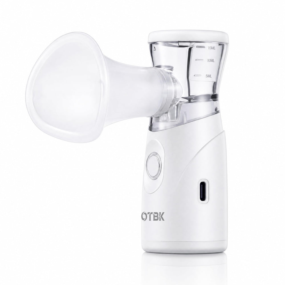 OTBK front view showing compact body and mist outlet for convenient hydration