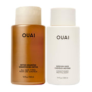 OUAI front packaging showing both bottles and benefits