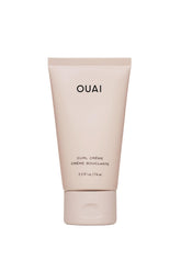 OUAI travel curl cream front packaging showing portable size and convenience