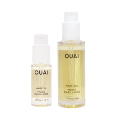 OUAI hair oil duo front packaging showing both sizes and convenience