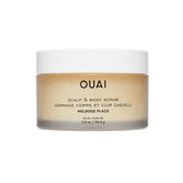 OUAI Melrose Place front jar showing brand and travel size benefit