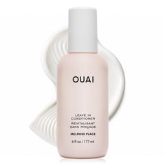 OUAI bottle front view showing formula and Melrose Place scent benefit
