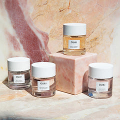 OUAI North Bondi close-up label revealing ingredient notes and clarity benefit
