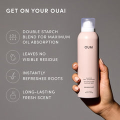 OUAI nozzle closeup ready to spray for precise root application