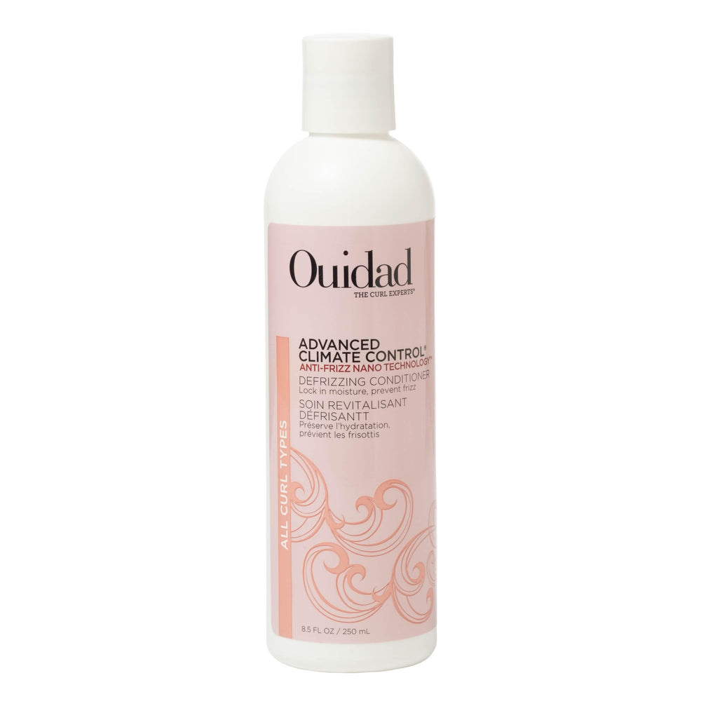 Ouidad front bottle showing product name and sleek packaging for easy identification