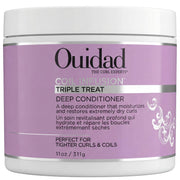Ouidad jar front view showing product label and hydration benefits