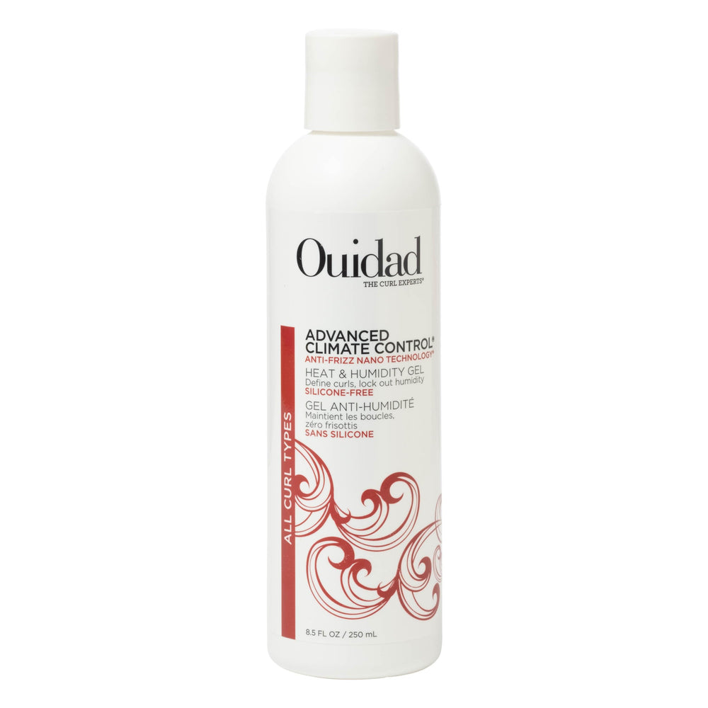 Ouidad gel front packaging shows product and benefits