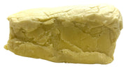 Our Earth's Secrets ivory shea butter front block showing pure unrefined quality and bulk supply