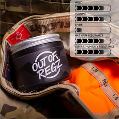 Out of Regz open jar texture close-up showing matte cream consistency benefit