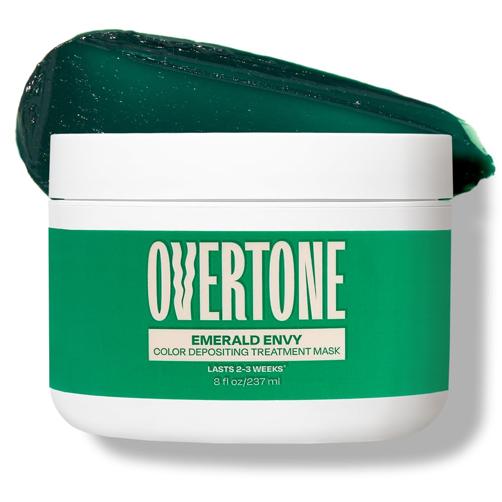 oVertone Emerald Envy front tub showing product and branding benefit hydration