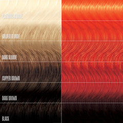 oVertone before and after image showing richer hair color and improved shine