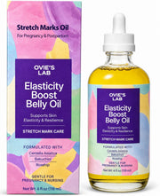 Ovie's Lab front bottle showing label and compact design, easy storage benefit