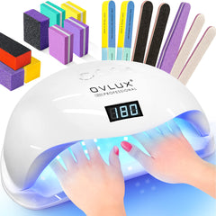 OVLUX front view of lamp showing spacious dome for fast curing
