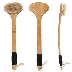 OWIIZI close-up of sterilized boar bristles, effective exfoliation benefit