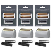 OXSITO front pack showing three gold foils and cutters, restoring shaver performance