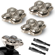 OXSITO front packaging showing three Pro 4 replacement heads and included brushes for easy replacement