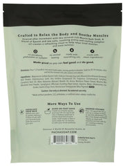 Pacha Soap Co soak dissolving in bathtub for relaxing soak benefit