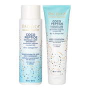 Pacifica shampoo front view showing label and gentle cleansing benefits