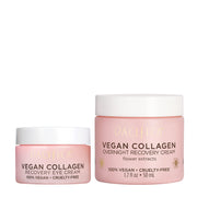 Pacifica front packaging of face and eye cream duo showing set benefits