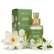 Pacifica front packaging showing bottle and label, highlights tropical appeal