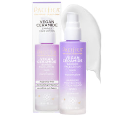 Pacifica front tube showing label and lightweight moisturizer benefit