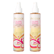 Pacifica Island Vanilla front packaging showing twin bottles and label benefits