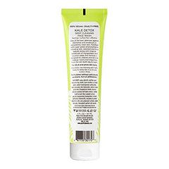 Pacifica Kale Detox texture close-up with foam, shows gentle lathering benefit
