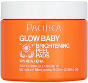 Pacifica front packaging showing brightening peel pads and benefits