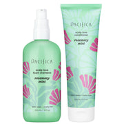 Pacifica front packaging showing rosemary mint set and clear benefit
