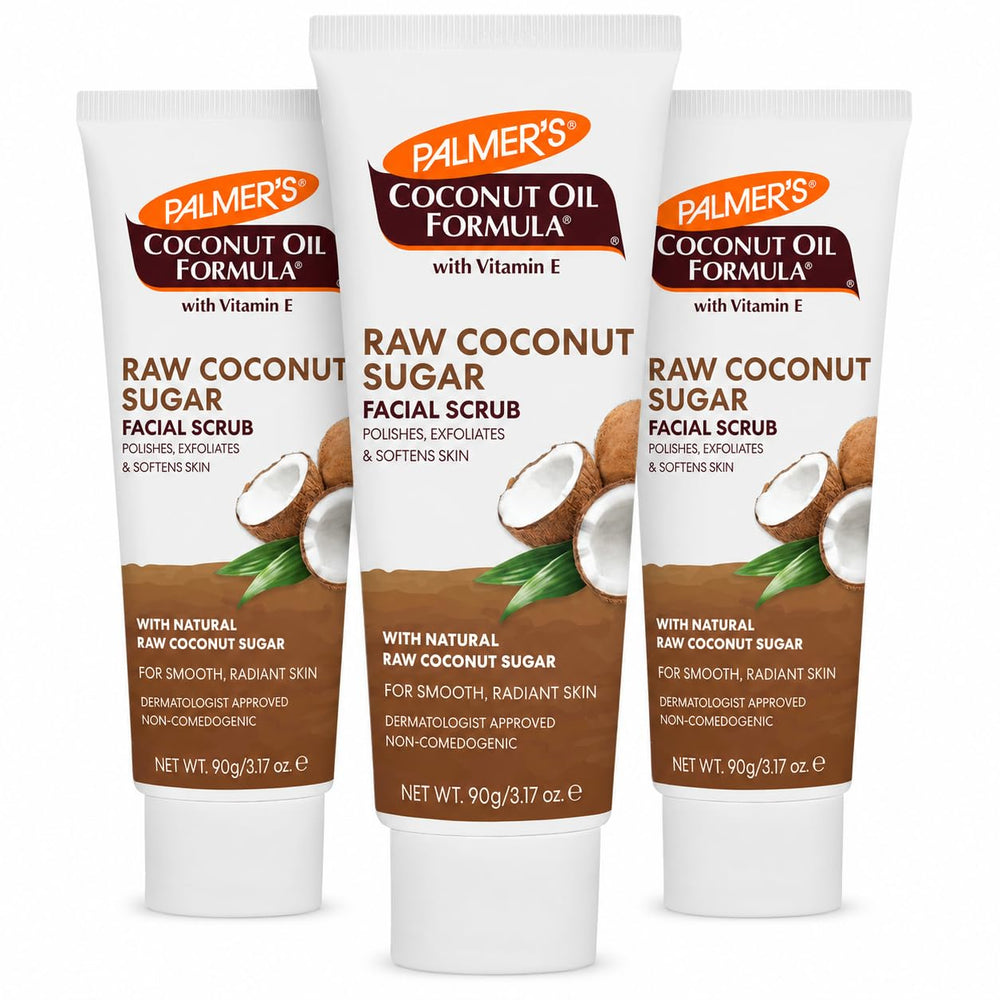 Palmer's front packaging showing tube and brand, highlights gentle exfoliation