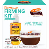 Palmer's Hot Mama front packaging showing the firming kit benefits