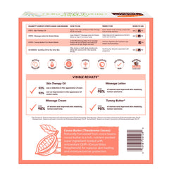 Palmer's tummy butter balm texture on fingertip for intensive nightly moisture