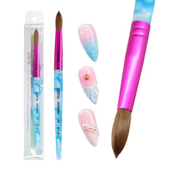 PANA kolinsky brush tip close-up highlighting fine natural-hair point for accurate beads