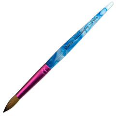 PANA kolinsky brush front view showing balanced handle and round head for precise control
