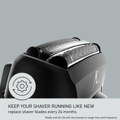 Panasonic inner blades installed in shaver demonstrating restored cutting performance