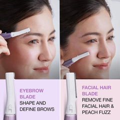Panasonic trimmer held in hand demonstrating compact, travel-ready benefit