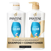 Pantene Classic Clean front packaging showing set and benefits